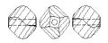 PureCrystal Helix Bead 5020 6 mm Crystal x1