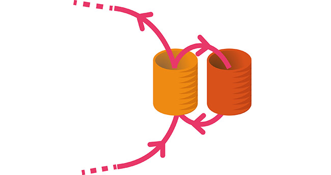 Earrings woven diamond beads Miyuki brick stitch step 1 Boucles d'oreilles tissées losange en perles Miyuki brick stitch étape 1