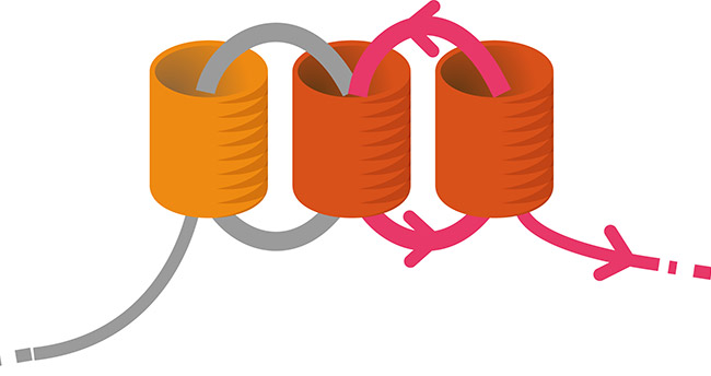 Earrings woven lozenge beads Miyuki brick stitch step 3 Boucles d'oreilles tissées losange en perles Miyuki brick stitch étape 3