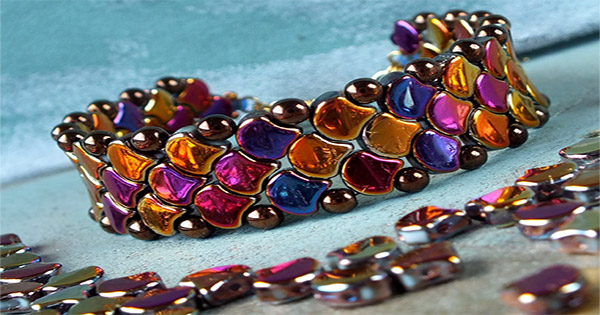 DIY bracelet imitation snake glass beads Ginko DIY bracelet imitation snake glass beads Ginko