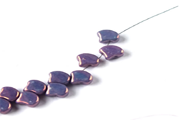 step1 bracelet imitation snake pearls glass Ginko and rockeries