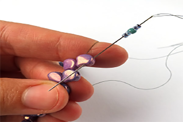 etape2 bracelet imitation snake glass beads Ginko