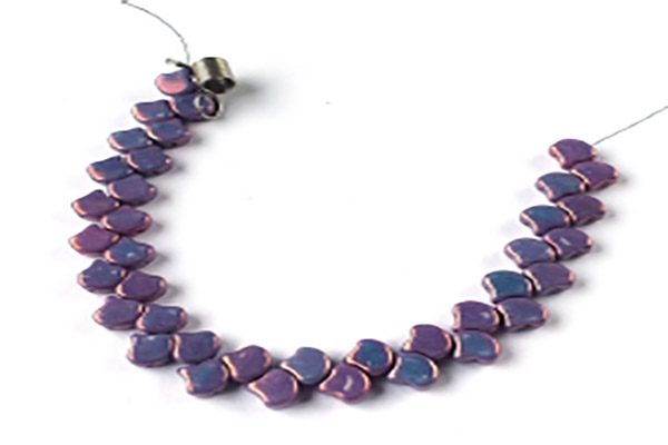 etape2 bracelet imitation snake glass beads Ginko