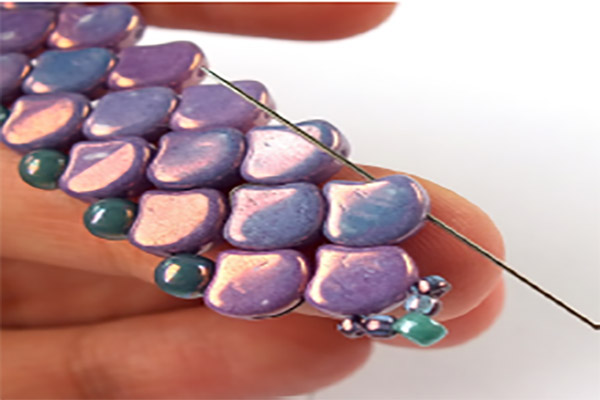 etape7 imitation bracelet snake glass beads Ginko