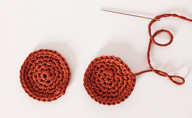 step 2- crochet cookies