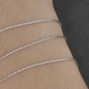 Stainless steel / Paloma mesh chain 0.9 mm x1m