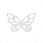 925 Sterling silver Butterfly spacer/pendant 20x13 mm x1