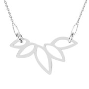 925 Sterling Silver pendant/spacer Leafs 13 mm Gold Tone plated x1