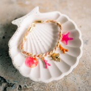 Metallic cord Mokuba 2 mm - Dark green golden thread x1m