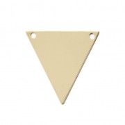 Thin triangular spacer 2 holes 18.5 mm- Gold filled x1