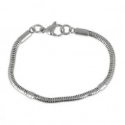 Stainless steel serpentine bracelet 17.5 cm x1
