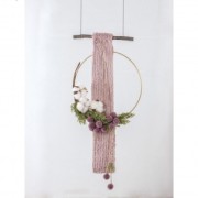 Bare metal circle for Dreamcatcher Suspension and Lamps 25 cm Matte gray x1