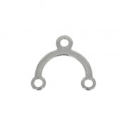 Stainless Steel double spacers 9.5x8.5 mm x10