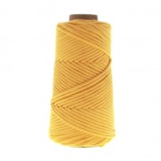 Cotton Supreme 3XL combed cord for macrame - Mustard x 75m
