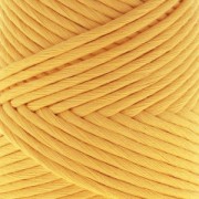 Cotton Supreme 3XL combed cord for macrame - Mustard x 75m