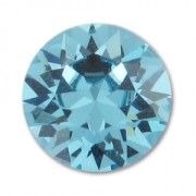 PureCrystal 1088 Round Stone 8mm Aquamarine