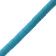 Tube Beads 4x4 mm Howlite imitation x38 cm - Light Blue x1