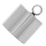 Stainless Steel 303 Cylindrical 10mm cord end caps x4