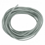 Grey - Cotton waxed cord 2mm Grey x5m Cotton waxed cord 2mm Grey x5m
