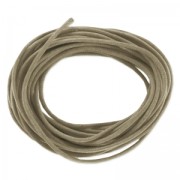 Greige - Cotton waxed cord 2mm Greige x5m Cotton waxed cord 2mm Greige x5m