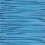 Turquoise Blue - Cotton waxed cord 1mm Turquoise x4.90m Cotton waxed cord 1mm Turquoise x4.90m