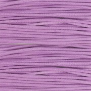Light Amethyst - Cotton waxed cord 1mm Light Amethyst x5m Cotton waxed cord 1mm Light Amethyst x5m