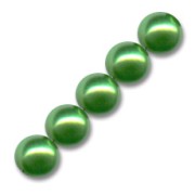 Pearly beads 10mm Green x20