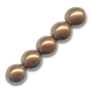 Pearly beads 10mm Light Maroon x20