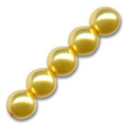 Pearly beads 8mm Gold x25