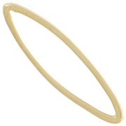 Oval Dividers 29x8 mm - Fine gold plated x6
