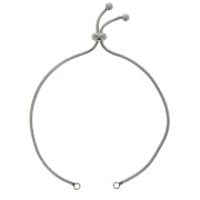 220mm Adjustable strap for spacer - Snake mesh - Stainless Steel x1