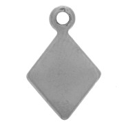13x8.5mm stainless steel Rhombus Charm x10