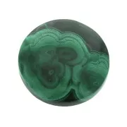 25mm Malachite round Cabochon x1