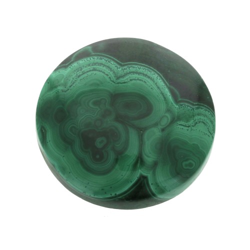 25mm Malachite round Cabochon x1