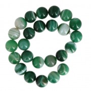 Bead Green Lace Agate 16mm x1