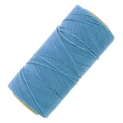 Linhasita waxed thread spool for micro macramé 1 mm - Sky Blue (721) x168m