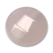 Bead Rose Quartz Flat disc with facets 12mm x1