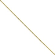 0.85mm Stainless Steel 316L Paloma Mesh Chain - Gold Tone x50 cm
