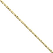 0.85mm Stainless Steel 316L Paloma Mesh Chain - Gold Tone x50 cm