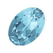 6x4mm PureCrystal 4120 Oval Fancy Stone - Aquamarine x1