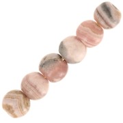 4mm Gemstone round beads Rhodochrosite x20