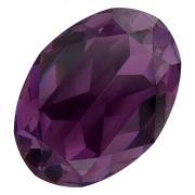 14x10mm PureCrystal 4120 Oval Fancy Stone - Amethyst Ignite x1