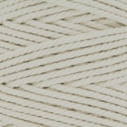3mm cotton cord spool for macramé - Unbleached x100m