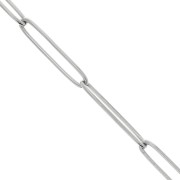 4mm Stainless Steel 316L Long Rectangle Mesh Chain x50cmcm