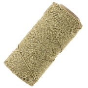 Linhasita waxed thread spool for micro macramé 1.2 mm - Gold (Ouro) x164m