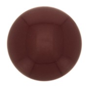 14mm Opaque resin cabochon - Wine Lees x1