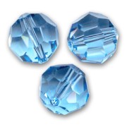 Round bead PureCrystal 5000 8 mm - Aquamarine x1