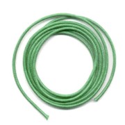 Green - Cotton waxed cord 1mm Green x5m Cotton waxed cord 1mm Green x5m