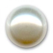 PureCrystal 5817 Cabochon 8mm Cream Pearl x1