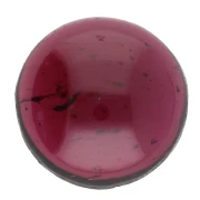 10 mm round gemstone cabochon - Garnet x1